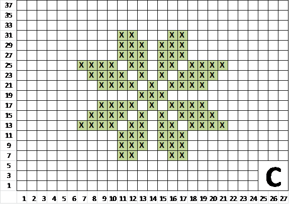 Заяц жаккард схема вязания
