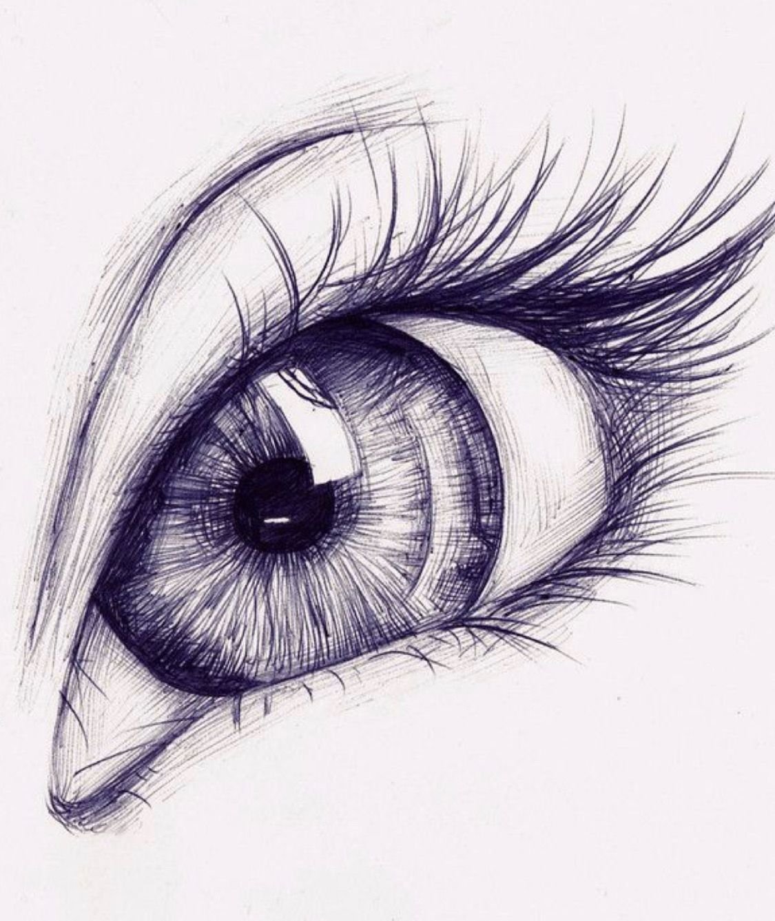 Красивые глаза рисунок