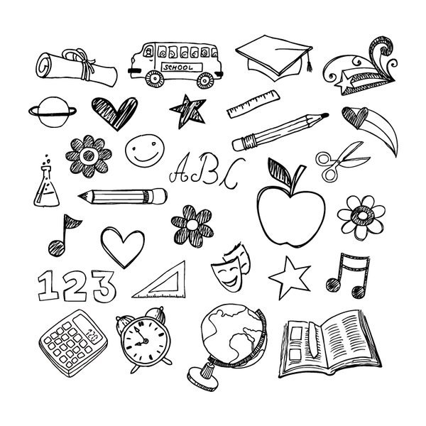 Маленькие рисунки для наклеек