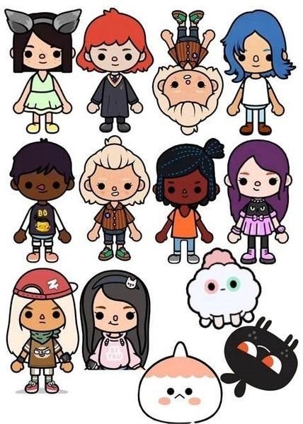 Тока бока персонажи