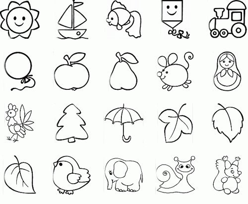 Маленькие раскраски