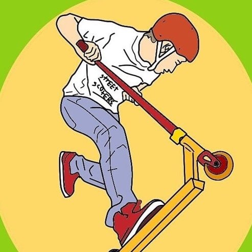 Крутой самокат рисунок (48 фото)