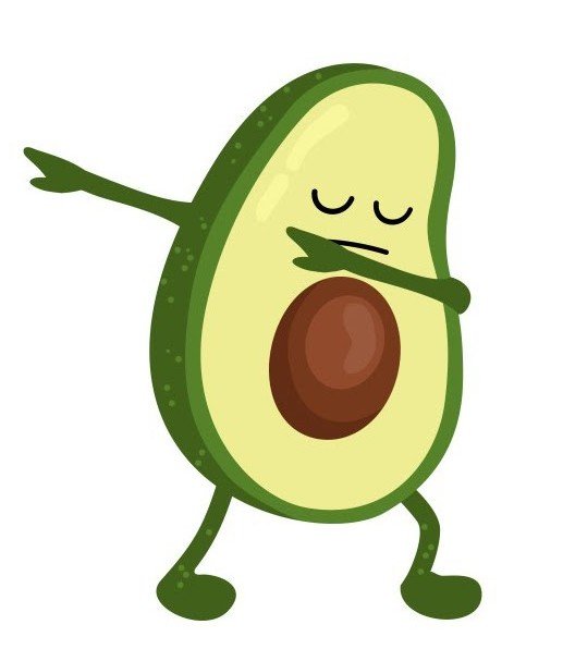 Авокадо с личиком