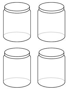 Баночка раскраска для детей