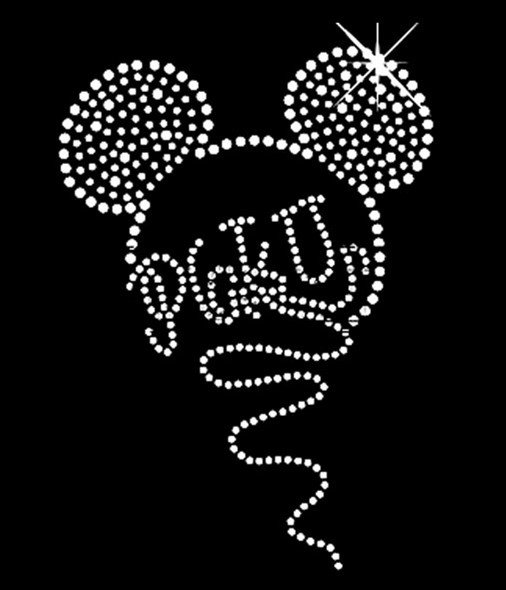 Аппликация из страз на одежду