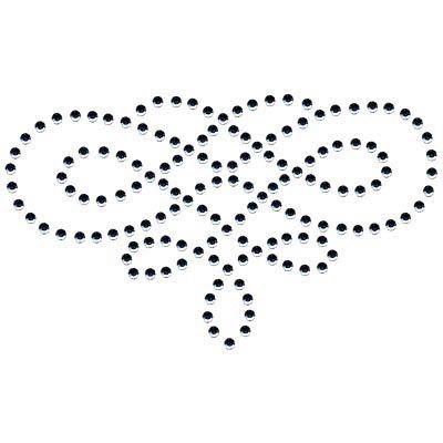 Трафареты для страз точками