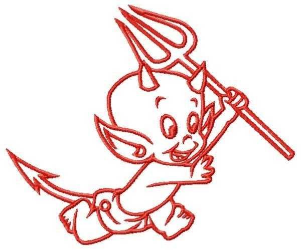 Тату чертик