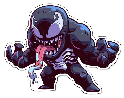 Чиби Марвел Веном