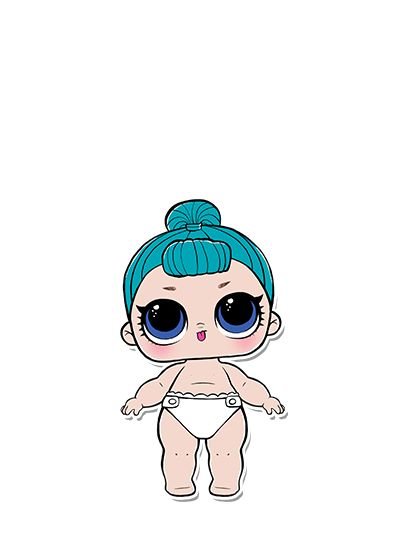 Куколка ЛОЛ раскраска