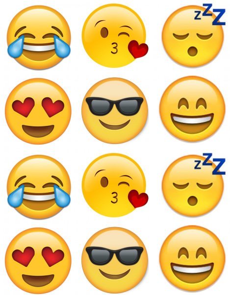 Наклейки - смайлики