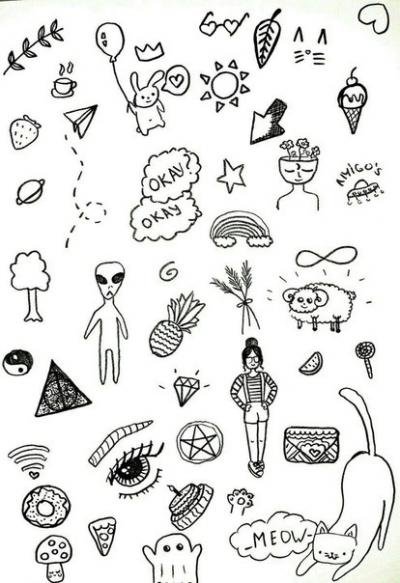 Стикеры для распечатки черно белые