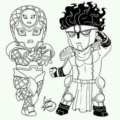 Джоджо маленький рисунок (49 фото)