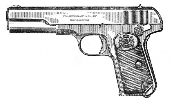 Пистолет Беретта 92 рисунок