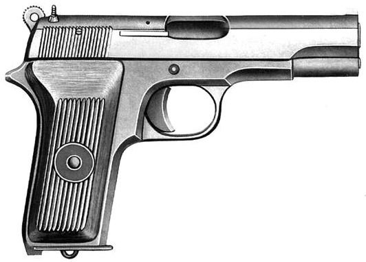 Раскрашенный пистолет