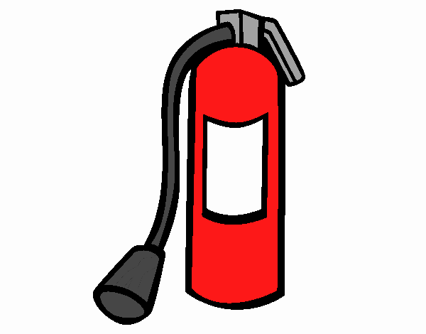 Зарисовка огнетушителя