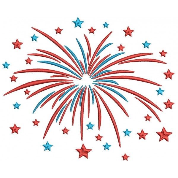 Аппликация фейерверк