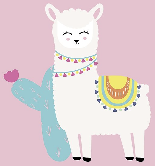 Альпака лама принт