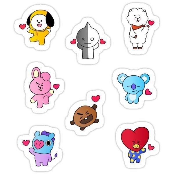 Тата и куки bt21