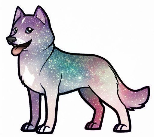 Волчонок для срисовки