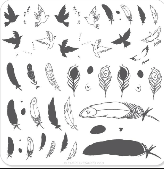 Тату мелкие перья