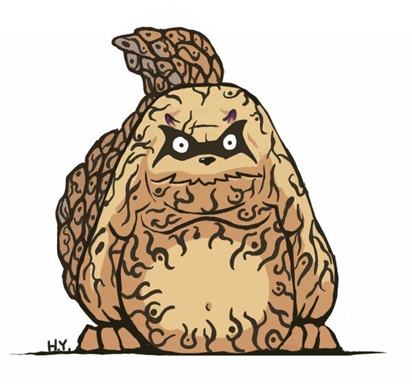 Однохвостый Шукаку маленький