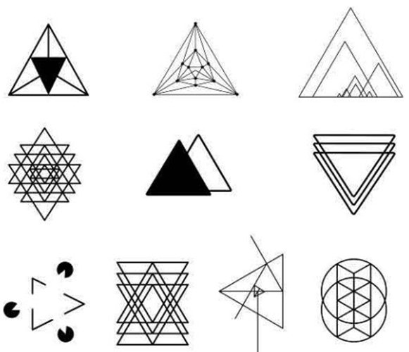 Простые геометрические тату