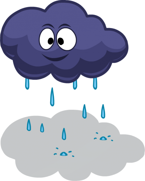 Тучка с дождиком