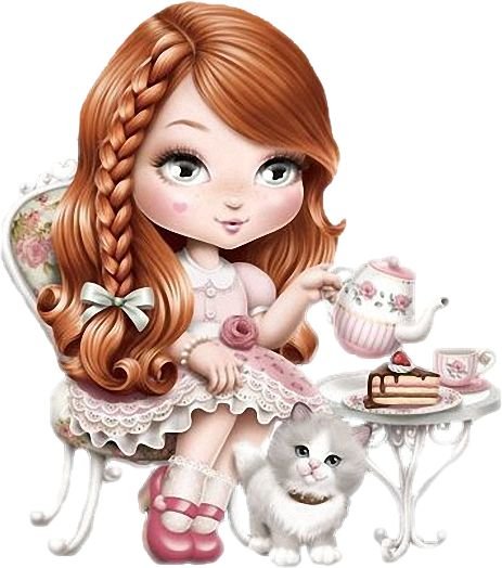 Мультяшная девочка