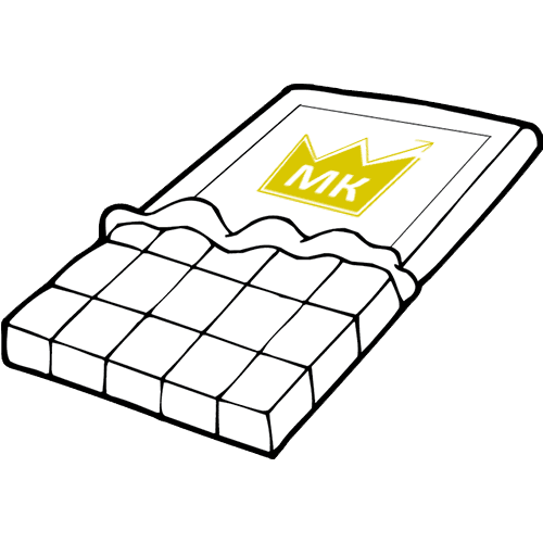 Трафарет на шоколадку