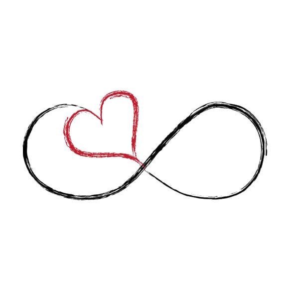 Рисунки карандашом лёгкие сердечки