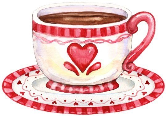 Рисование красивой чашки