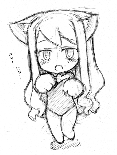 Аниме Чиби скетчи