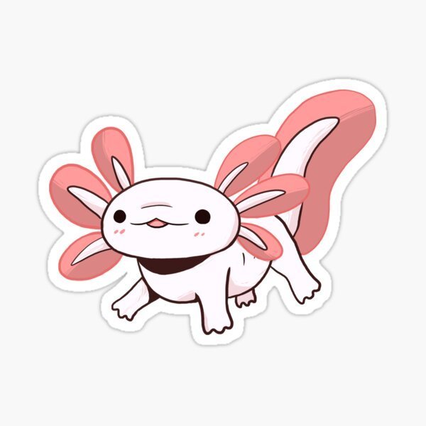 Стикерпак аксолотль