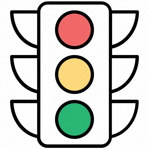 Трафарет светофора для детей