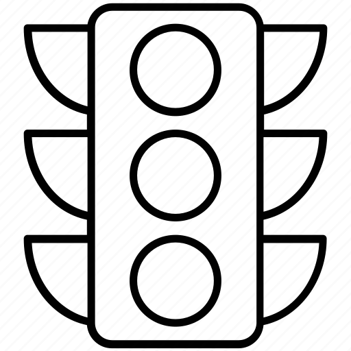 Светофор раскраска для детей 3-4 лет