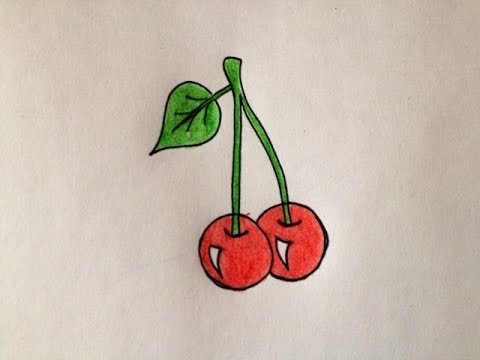 Вишня для срисовки