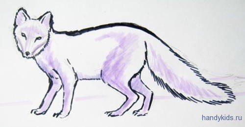 Поэтапное рисование писца