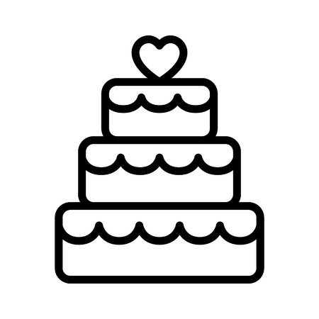 Тортик фигуры чёрно белые