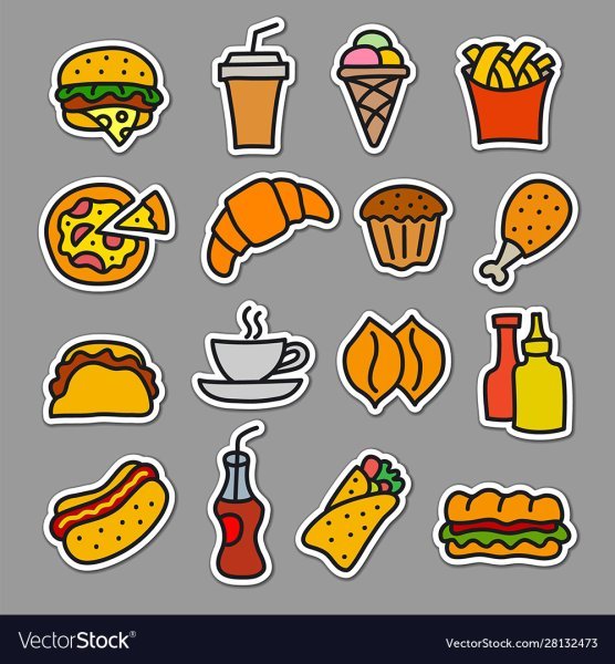 Рисовать продукты