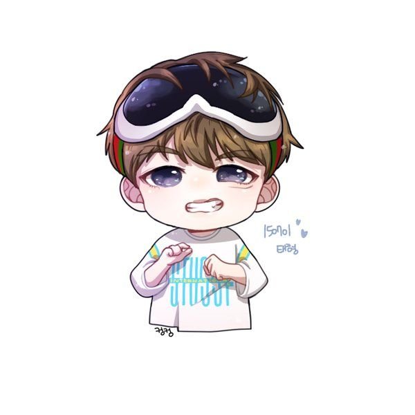 Чиби БТС Тэхен