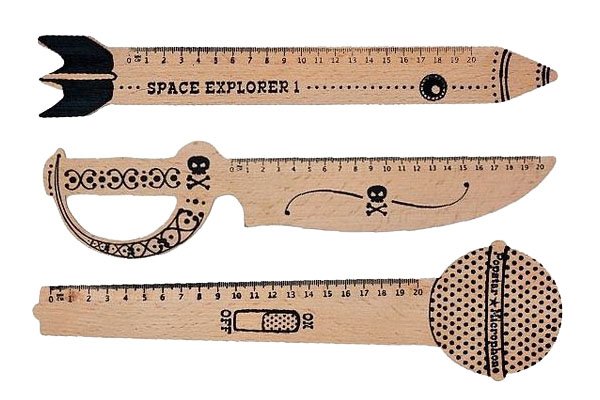 Необычные линейки из фанеры