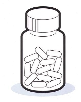 Раскраска лекарства