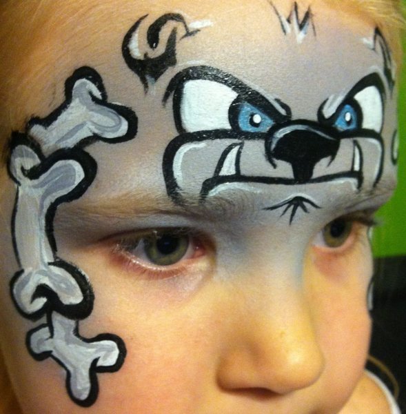 Лёгкий аквагрим для детей