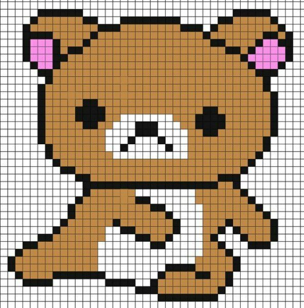 Пиксельный рисунок легкий