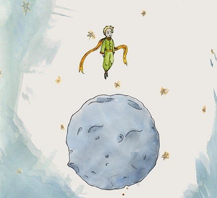 Путешествие маленького принца по планетам рисунок (49 фото)