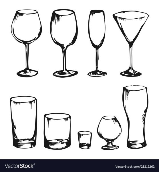 Бокал эскиз