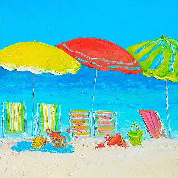 Летний пейзаж рисунок