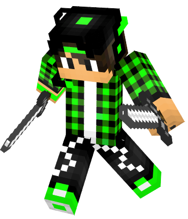 Зеленый скин