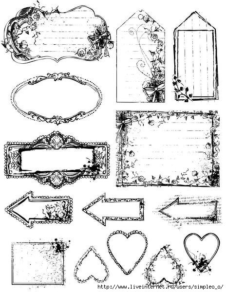 Рамочки для ежедневника