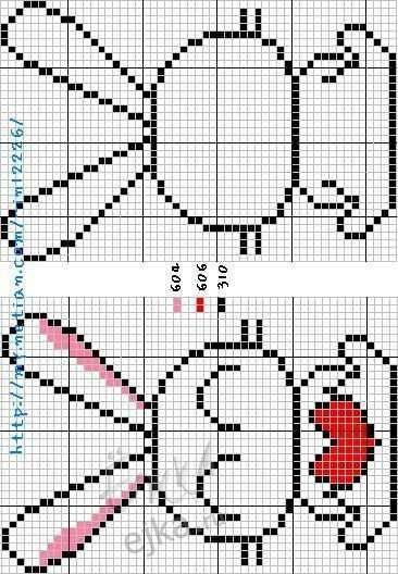 Рисунки для вышивки крестиком маленькие